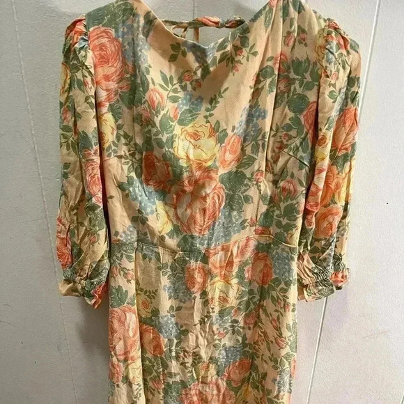 NWT Faithfull the Brand Clement Midi Dress Nadya Floral 4 - Picture 7 of 9
